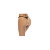 Nuisette noir Selma, en dentelle, avec armatures et string assorti inclus 
